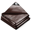 VOUNOT 1.5x6m Tarpaulin Heavy Duty 240 g/m² Waterproof Tarp Brown