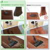 VOUNOT Dirt Trapper Front Door Mat for Indoor Outdoor, Brown-Black, 40x60cm