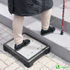 VOUNOT Anti-Slip Half Step, Mobility Aid Step Stool, Indoor & Outdoor, Black