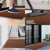 VOUNOT Dirt Trapper Front Door Mat for Indoor Outdoor, Brown-Black, 90x150cm