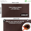 VOUNOT 4x8m Tarpaulin Heavy Duty 240 g/m² Waterproof Tarp Brown