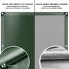 VOUNOT 4x6m Tarpaulin Heavy Duty 240 g/m² Waterproof Tarp Green