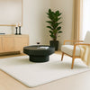 VOUNOT Living Room Rug Ultra Soft Shaggy Area Rug Modern Carpet 240x340cm Cream