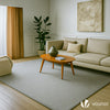 VOUNOT Living Room Rug Ultra Soft Shaggy Area Rug Modern Carpet 140x200cm Grey