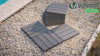 VOUNOT Decking Tiles Set of 11, Outdoor Deck Tiles, 30x30 cm, Anthracite