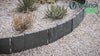 VOUNOT Lawn Edgnig Border 5.35m, Stone Effect Plastic Edging 35pcs, Grey