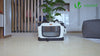 VOUNOT Pet Carrier Bag Portable Foldable Dog Cat Travel Carrier Bag, 3 Entry Doors, Breathable Mesh and Padded Handles, M Beige