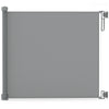 VOUNOT Retractable Stair Gate for Baby, Mesh Dog Gate, Extend Up to 180cm Wide, Fabric Safety Door Gate, Grey - VOUNOTUK