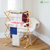 VOUNOT 3-Tier Indoor Airer Clothes Dryer, Wooden Style Clothes Horse, 7m of Drying Space - VOUNOTUK