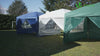 VOUNOT 3m x 3m Pop Up Gazebo with Sides & 4 Weight Bags & Carry Bag, Grey