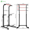 VOUNOT Power Tower, Dip Station Pull Up Bar for Home Gym Strength Training, Workout Equipmen, Black.