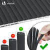 VOUNOT PVC Privacy Screening Fence 80 x 500 cm, Double Reinforced Struts Grey - VOUNOTUK