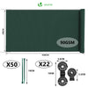 VOUNOT 1.8×10m Privacy Netting HDPE Shading Net, 75% Shading Rate, Green - VOUNOTUK