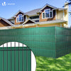 VOUNOT PVC Privacy Strips Garden Privacy Fence Screen 150m x 4.7cm with 300 Clips, Green - VOUNOTUK