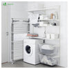 VOUNOT Large 4 Tier Clothes Airer, Laundry Drying Rack Clothes Horse with Foldable Wings, Telescopic Rod - VOUNOTUK