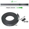 VOUNOT PVC Privacy Strips Garden Privacy Fence Screen 75m x 4.7cm with 150 Clips, Grey - VOUNOTUK