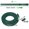 VOUNOT PVC Privacy Strips Garden Privacy Fence Screen 75m x 4.7cm with 150 Clips, Green - VOUNOTUK