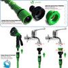 VOUNOT Flexible Garden Hose 100FT 10 Modes Green - VOUNOTUK