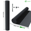 VOUNOT PVC Privacy Screening Fence 100 x 300 cm, Double Reinforced Struts Grey - VOUNOTUK