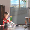 VOUNOT Retractable Stair Gate for Baby, Mesh Dog Gate, Extend Up to 180cm Wide, Fabric Safety Door Gate, Grey - VOUNOTUK