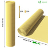 VOUNOT PVC Privacy Screening Fence 100 x 500 cm, Double Reinforced Struts Bamboo - VOUNOTUK