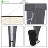VOUNOT 3m x 3m Pop Up Gazebo with Sides & 4 Weight Bags & Carry Bag, Grey - VOUNOTUK
