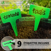 VOUNOT 3 Pack Plant Grow Bags 200L, Vegetable Growing Containers with Handles, Plant labels - VOUNOTUK
