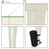 VOUNOT 3x3m Pop Up Gazebo with 4 Leg Weight Bags, Folding Party Tent for Garden Outdoor, White.