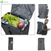 VOUNOT 6 Wheels Stair Climbing Shopping Trolley, with Seat and 35L Insulated Bag.
