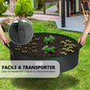 VOUNOT 3 Pack Plant Grow Bags 200L, Vegetable Growing Containers with Handles, Plant labels - VOUNOTUK