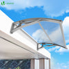 VOUNOT 100x80cm Front Door Canopy Porch Outdoor Awning, Patio Rain Shelter - VOUNOTUK