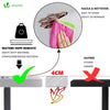VOUNOT Folding Table Bench Set Trestle Portable Party Picnic BBQ Camping Set, White - VOUNOTUK