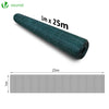 VOUNOT Chicken Wire Mesh, Metal Animal Fence, 25mm Holes, 1m x 25m, PVC Coated Green.