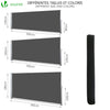VOUNOT 1.6 x 3 m Side Awning Retractable, Privacy Screen for Patio, Garden, Balcony, Terrace, Grey.