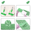 VOUNOT Spray Mop with Reusable Microfiber Pads and 650ml Refillable Bottle, Green.