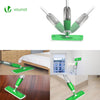 VOUNOT Spray Mop with Reusable Microfiber Pads and 650ml Refillable Bottle, Green.