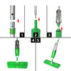 VOUNOT Spray Mop with Reusable Microfiber Pads and 650ml Refillable Bottle, Green.