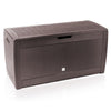 VOUNOT Outdoor Garden Storage Box, Brown 310L.