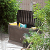 VOUNOT Outdoor Garden Storage Box, Brown 310L.
