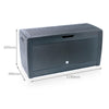 VOUNOT Outdoor Garden Storage Box, Anthracite 310L.