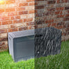 VOUNOT Outdoor Garden Storage Box, Anthracite 310L.