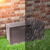 VOUNOT Outdoor Garden Storage Box, Brown 310L.