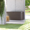 VOUNOT Outdoor Garden Storage Box, Brown 280L.