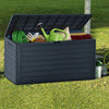 VOUNOT Outdoor Garden Storage Box, Anthracite 280L.