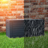 VOUNOT Outdoor Garden Storage Box, Anthracite 280L.