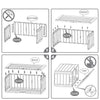 VOUNOT Outdoor Garden Storage Box, Anthracite 280L.