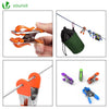 VOUNOT 40pcs Stainless Steel Clothes Pegs for Washing Line with Peg Bag.