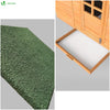 VOUNOT Chicken Coop and Run, Wooden Hen House with Nest Box 190 x 100 x 55cm.