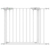 VOUNOT Stair Gates for Baby, Pressure Fit Safety Gate, Auto Close, White 76-96 cm.